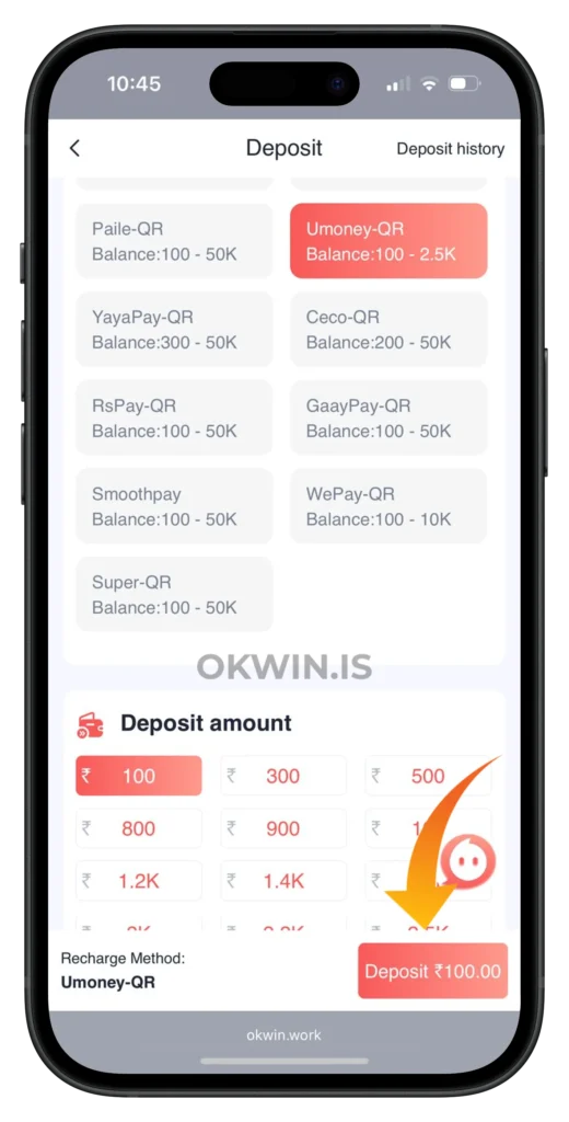 okwin-deposit-page